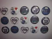 New York Giants flat back buttons or pin badge cabochons embellishments magnets
