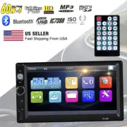 MP5 Car Player Double 2DIN Bluetooth Touch Screen Stereo Radio USB AUX Camera US