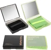 VICASKY Oil Control Facial Sheets 400ct Blotting Paper Face Oil Absorbing Sheets for Makeup Compact Mirror Puff Case for Travel