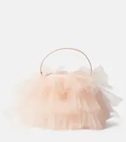 [Simone Rocha] Simone Rocha Frilly Tutu Mini canvas shoulder bag One Size beige