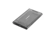 Mbeat A1 Tool Free See-Through USB 3.0 2.5" SATA HDD Portable Enclosure Black