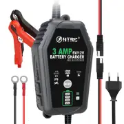 HTRC 6V 12V 3A Smart Battery Charger for Trickle Lithium Lifepo4 Lead-Acid Batte