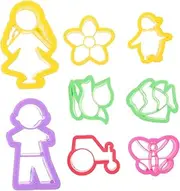 8pcs Clay Cutting Mold Clay Cutters Shapes Earring Polymer Clay Cutter Multifunctional Clay Round Clay Cutters Polymer Clay Jewelry Making Kit Clay Craft Cutting Mold Plastic Hohopeti