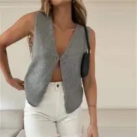 在飛比找ETMall東森購物網優惠-2022 deep v sexy vest women sl