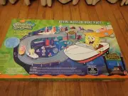 Vintage 2002 Mattel Spongebob Squarepants Bikini Bottom Boat Race Toy NRFB MIB