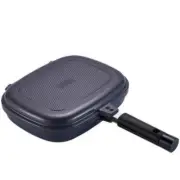 Happycall Compact Jumbo Grill Separable Double Sided Frying Pan - Sand Navy