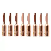 10PCS Pure Copper Banana Connector Plug for Speaker Cable