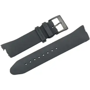 好品質漢米爾手錶帶防水橡膠探險H24655331貓王黑衣人三角形H24615331
