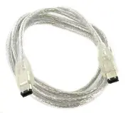 6 to 6-pin IEEE 1394 iLink FireWire DV Cable for Mac/PC