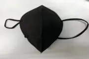 Black disposable Kn95 face mask 50 Pcs, 3D,5 Layers,FFP2