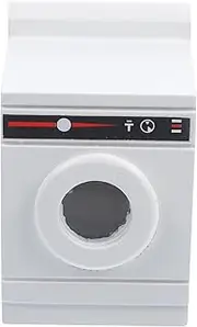UPKOCH 1pc Mini Washing Machine Mini Dryer House Dryer Machine Small Washing Machine Mini Desktop Mini Washer Mini House Adornment Mini House Decor Cloth White