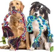 Heavy Duty Dog Rope Toys for Aggressive Chewers, Tough Tug of War Colorful