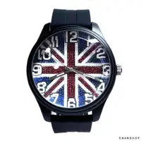 在飛比找蝦皮商城優惠-英國旗造型手錶 大錶頭流行錶 男錶 女錶 情侶對錶 韓國流行