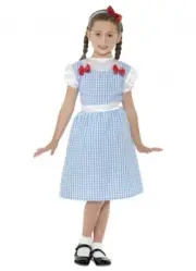 Dorothy Child Costume Wizard of Oz Book Week 2 Sizes Country Western Girls Kids