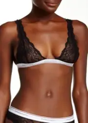 Dsquared2 White Elastic Lace Bra, Size 1, $155