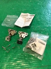 NEW Lot of 2 Grass 860-01 Nickel Face Frame Hinge w/ 860-16 mount plate 1-3/8 OL