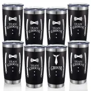 Groomsmen Proposal Gift Cups set of 8, Bachelor Party Favors Decorations Stai...