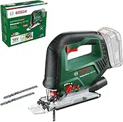 Bosch 18V Cordless Jigsaw, Without Battery, 3x Blades Inc, Brushless Motor, Pendulum Action (AdvancedSaw 18V-140). Made in Europe. 2024 New