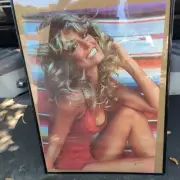 FARRAH FAWCETT 1976 PRO ARTS ICONIC PIN UP POSE POSTER CL 14-507 STILL SEALED NM