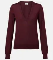 [Saint Laurent] Saint Laurent Wool sweater UK 10 burgundy