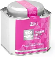 Traditional Chai Tea Loose Leaf Caddy Tin