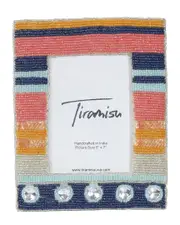 Tiramisu Horizon Harmony Stripe Fusion 5x7 Picture Frame