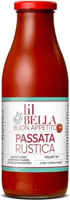 Lil Bella Buon Appetito Passata Rustica Pasta Sauce 500 G
