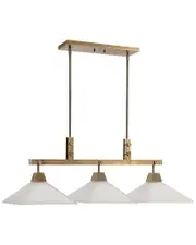 Uttermost Brookdale Industrial 3-Light Linear Chandelier