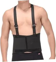 Elastic Waist Support Back Support Brace Lumbar Gym Straps for Fitness l Size
