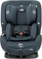 [Britax Safe-n-Sound] B-First Ifix Convertible Car Seat, Isofix Compatible, Advanced Side Impact Cushion Technology, Extended Rearward Facing, Black (3660)