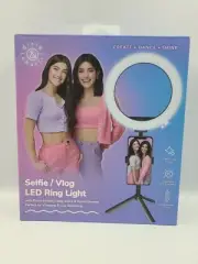 Selfie/Vlog LED Ring Light Phone Holder & Table StandDixie & Charli D'Amelio