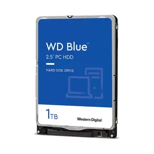 WD 藍標 7mm 1TB 2.5吋 內接硬碟 5400轉 WD10SPZX