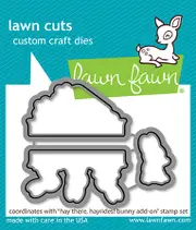 Lawn Fawn Hay There, Hayrides! Bunny Add-on Lawn Cuts Die