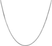 [Buyongwant] Fine Necklace 18K Metal Snake Bone Chain Fashion Simple Design Versatile Women's Jewelry Christmas