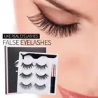 Liquid Eyeliner with False Eyelashes + Tweezer Kit Set