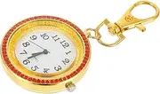 [WOFASHPURET] Pocket Watch Place Mats Part Mini Whisk Round Watch Clear Grout Dustpan Spreader Men's Watch Blinds Tassel Ornament Portable Watch Big Numbers Watch Watch Zinc Alloy Pink
