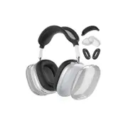 Headphones Case Silicone Full Set Cover Ear Pad Protective Sleeves for Apple AirPods Max-Black