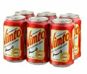 Vimto Fruit Flavored Sparkling Soda Drink 1 x 6 Pack Cans 12fl.oz/355mL each