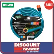 Holman IH1230F iHose™ 12mm × 30m Knitted Garden Hose Grip ‘n’ Lock Fitted