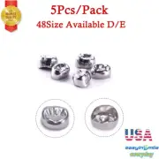 5Pcs Dental Preformed Molar Crown Stainless Kids Temporary Teeth Upper/Lower