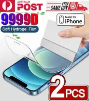 For Apple iPhone 15 14 13 12 11 Pro Mini XS Max XS XR HYDROGEL Screen Protector