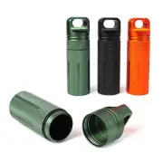 Aluminium Alloy Waterproof Medicine Pill Box Case Capsule Seal Container Bottle