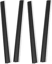 Anneome 4pcs Dustpan Lip Replacement Strips Durable Plastic Edge Bar for Preventing Litter Spillage Multi Functional Cleaning Accessory for Home Use