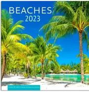 2023 Beaches Mini Wall Calendar Includes 2 Months 2022 & 24 7"X 7" DaySpring