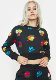 [Kappa] Black Authentic Denpassar Sweatshirt