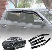 X-CAR Weathershields for Mazda BT-50 BT50 Dual Cab TF Series 2020-2024 Car Weather Shields Wind Deflectors Window Sun Visor
