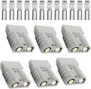 Anhoer 6 x 120A Battery Plug Connectors Battery Connector Quick Connect Modular Power Connectors Quick Connect Disconnect for Anderson Car Motorhome Caravan Camper Boat 600V