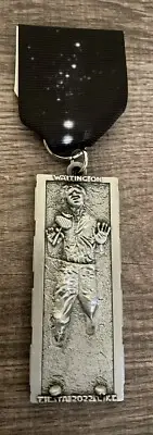 NEW 2022 “Carbonite” Fiesta Medal This Medal Was 3RD PLACE EXPRESS-NEWS CONTEST
