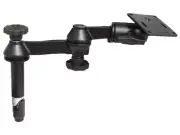RAM 4" Upper Pole with Double Swing Arms & 75x75mm VESA Plate RAM-VP-SW1-4-2461