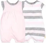 [Burt's Bees Baby] Baby Girls 100% Organic Cotton 2-Pack Bubbles Set